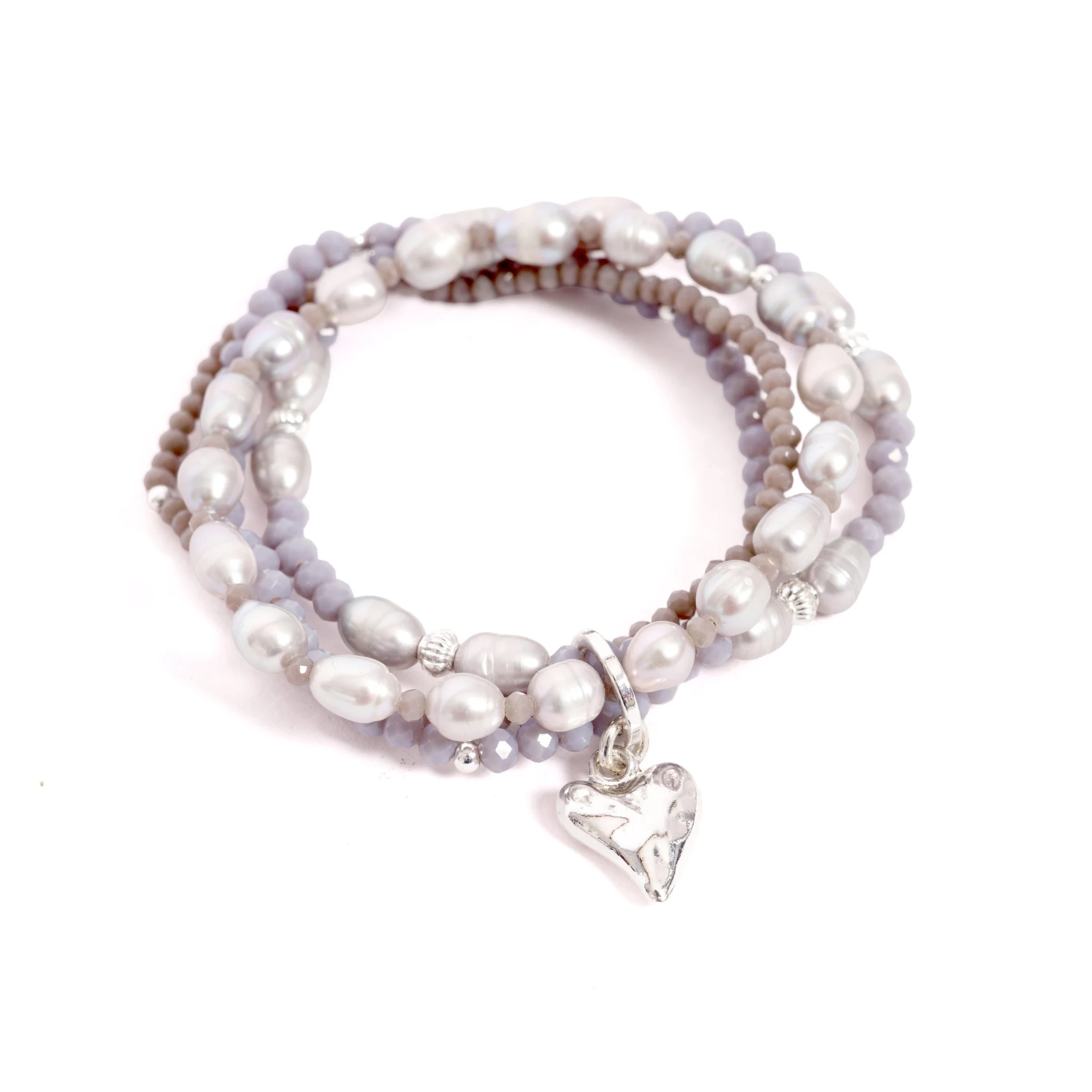 Elegantes Perlenarmband mit Süßwasserperlen