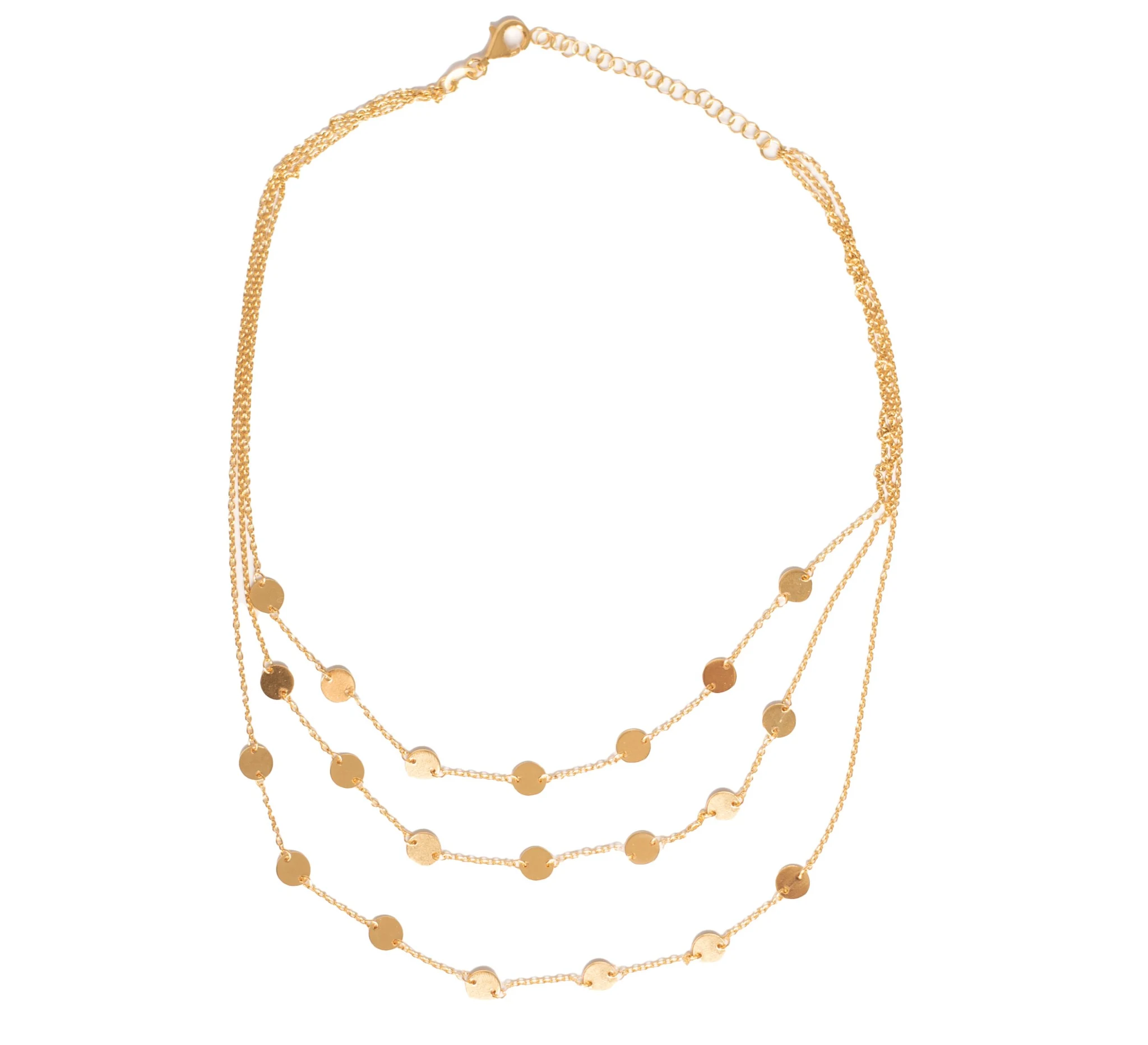 Golden Cascade Necklace
