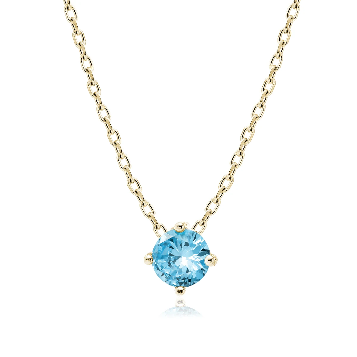 Aquamarine Elegance Halskette